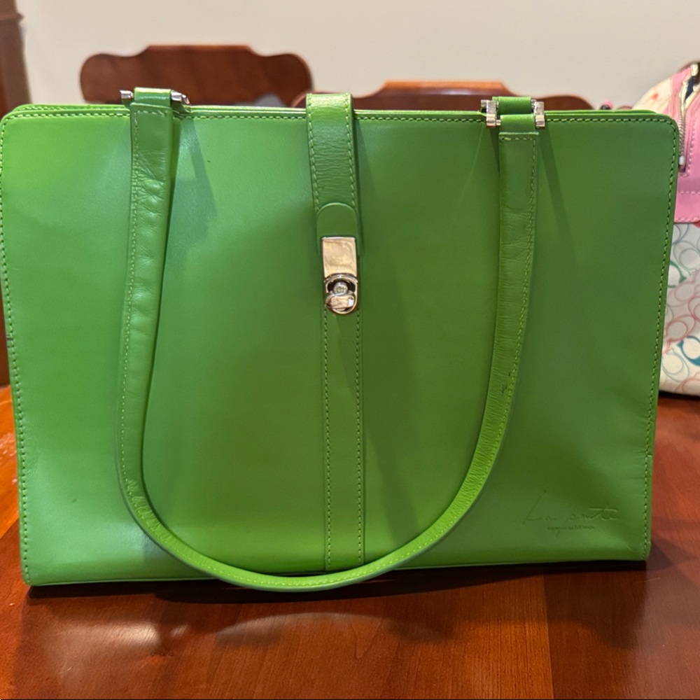 Green Leather Women's Bag